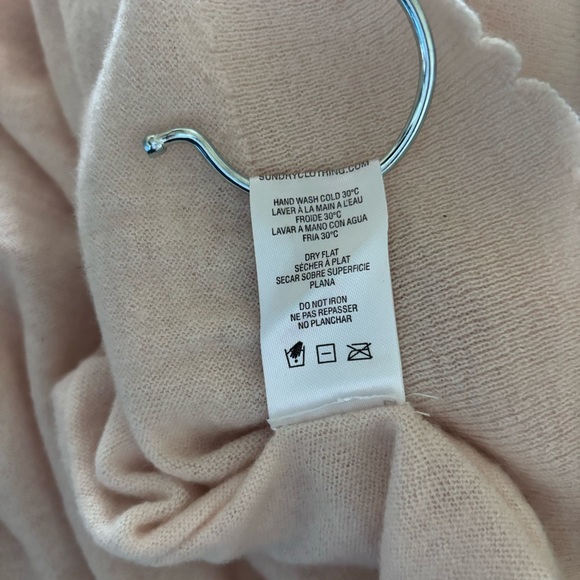 Sundry Wool & Cashmere Mother Lover Friend Sweater Size 1/Small Embroidered - Picture 13 of 14